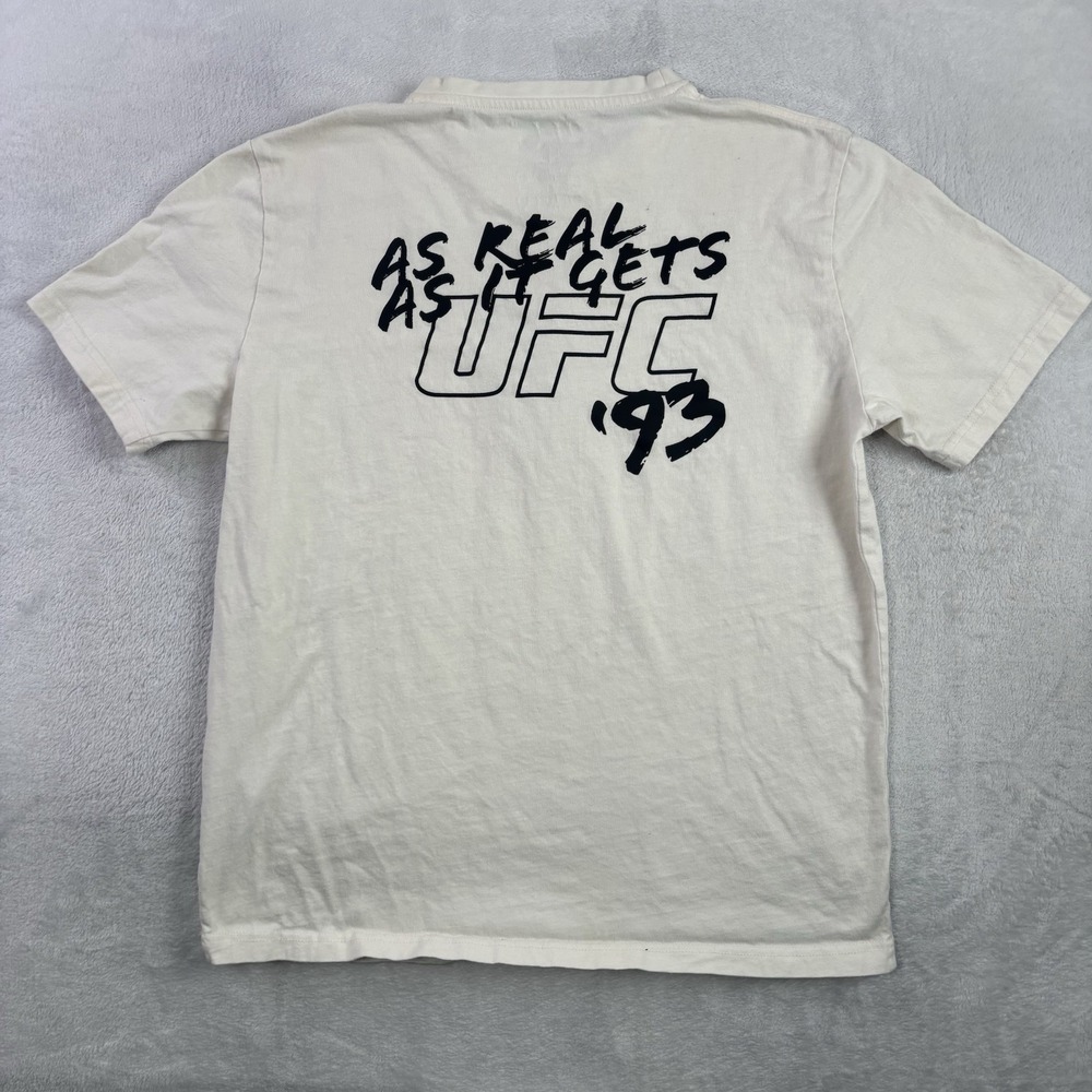 UFC Difuzed As Real As it Gets White SS Graphic Shirt Men's Large